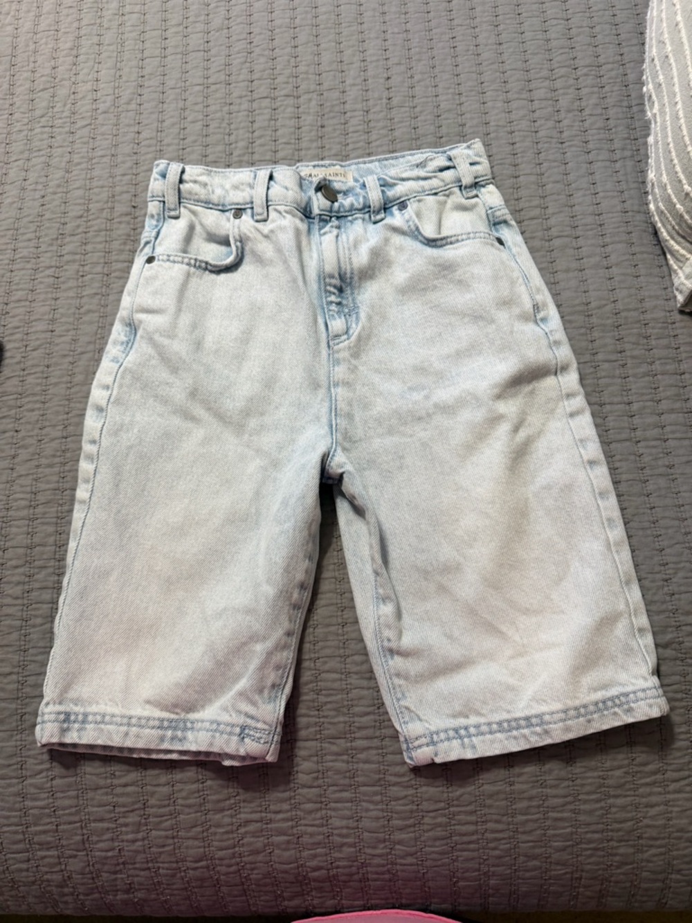SMALLSAINTS BY ALLSAINTS Kids' Longline Denim Shorts In Blue